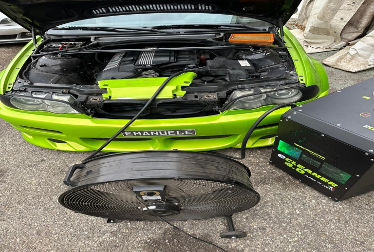 BMW Drift decarbonizzazione con Hydromaverich Ecleaner 