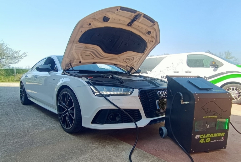 Riattivazione motore Audi A7 con Hydromaverich Ecleaner