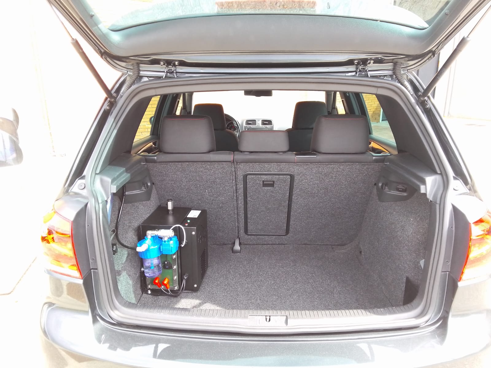 impianto a idrogeno, impianto h2o, hydro, hho, epilot, volkswagen golf, golf gti