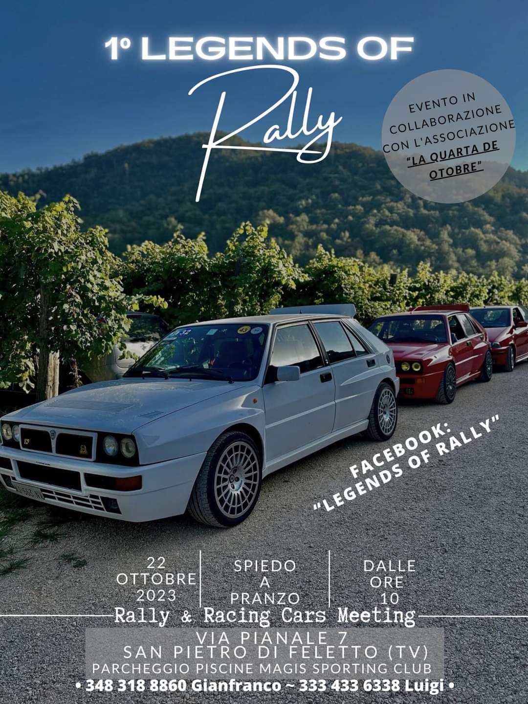 1° LEGENDS OF RALLY & RACING MEETING