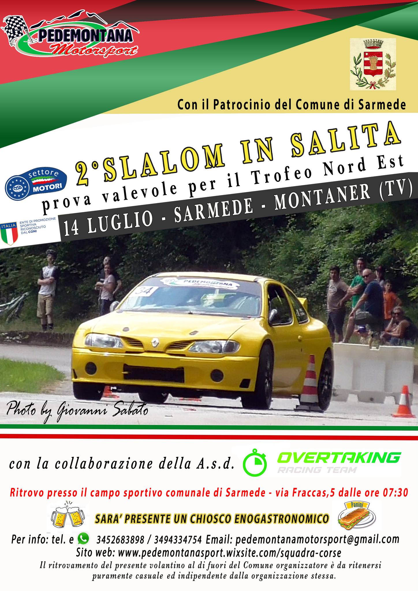 2° slalom in salita Sarmede - Montaner (TV) 14 luglio 2024